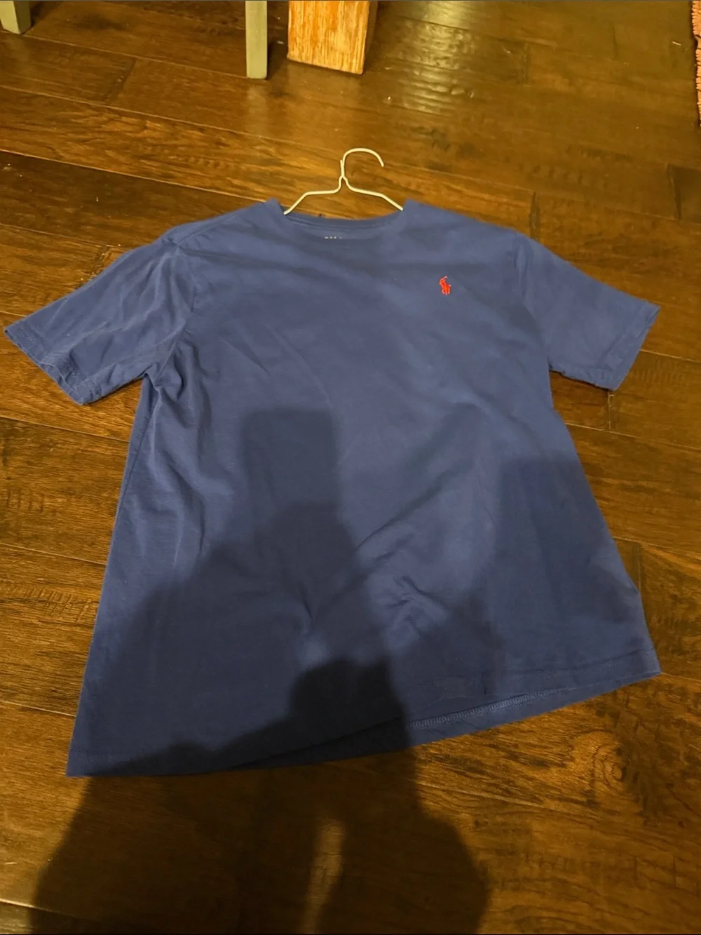 Ralph Lauren Navy Short Sleeve Tee with Red Pony Logo